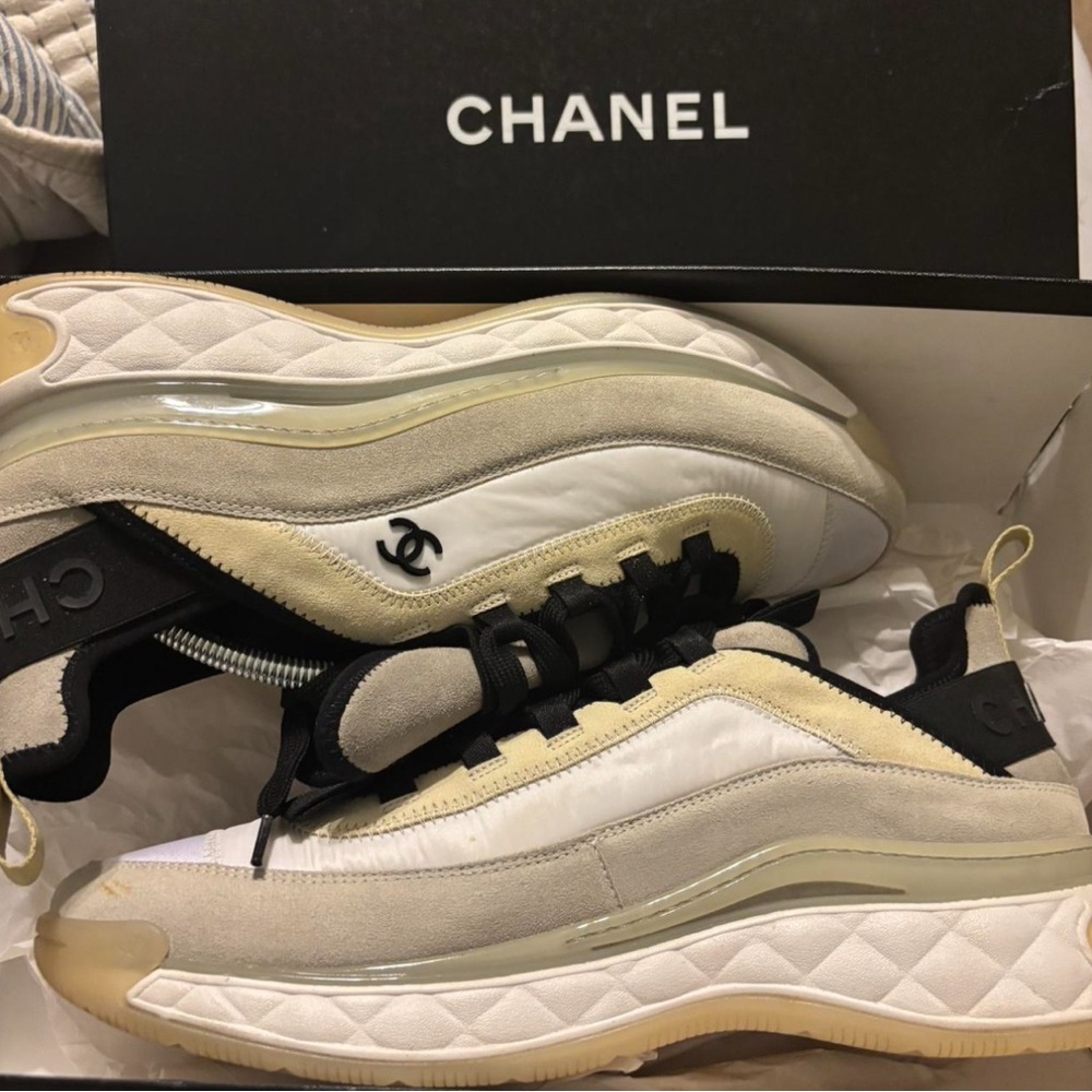 CHANEL low trainers sz 46